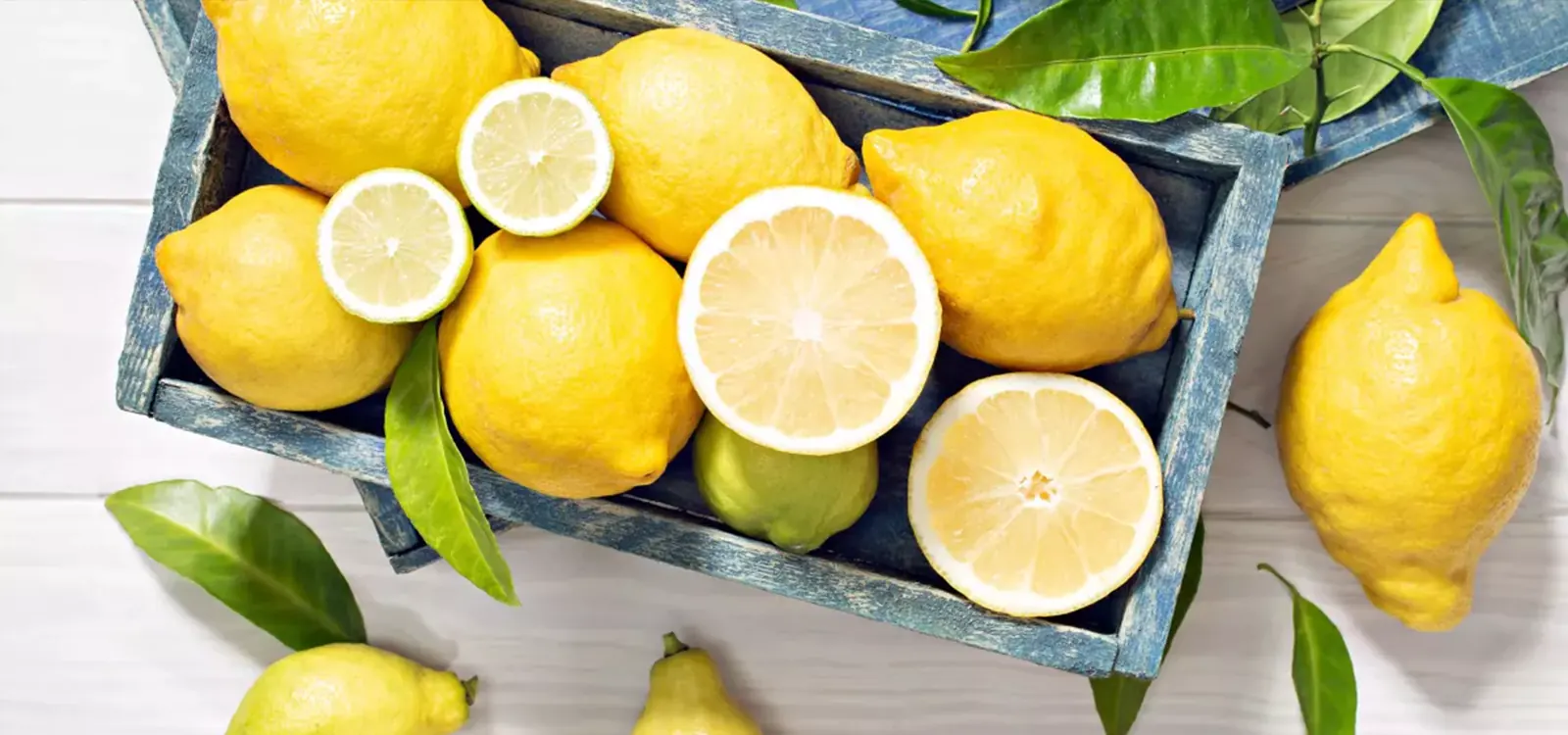 Photographie de citrons frais